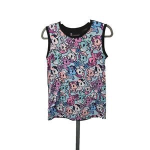 Tokidoki Mermicornos Mermaid Unicorn Print Tank Top Womens Size M Kawaii
